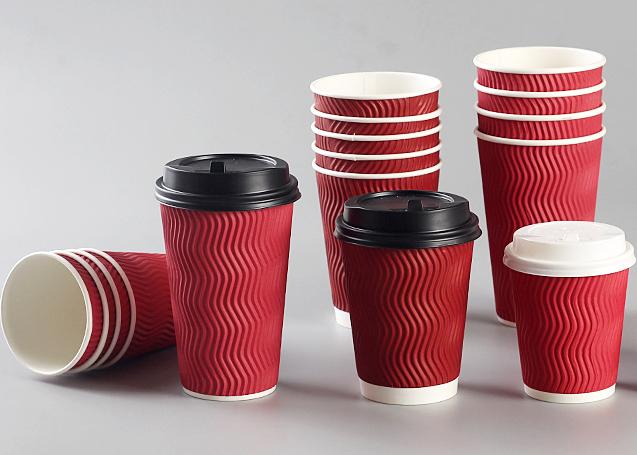 뜨거운 마시기/커피를 위한 친절한 처분할 수 있는 컵을 환경에 세 겹으로 하십시오