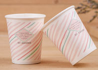 Soft Drink Single Wall Paper Cups With Lids Insulated Paper Coffee Cups