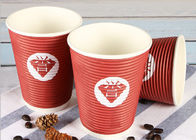 중국 테이크아웃 생태 친절한 커피 잔, 빨간 처분할 수 있는 뜨거운 음료 컵 회사