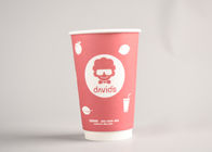 90mm Custom Printing Insulated Paper Cups For Hot / Cold Beverage