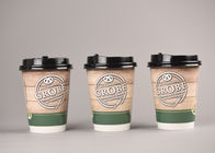 중국 좋은 디자인 12oz 중간 처분할 수 있는 커피 잔은 벽 종이컵을 두배로 합니다 회사
