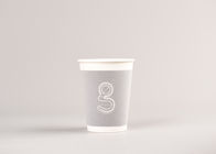 인쇄되는 커피 로고 관례를 위한 생물 분해성 서류상 마시는 컵