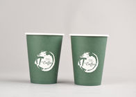 Biodegradable 12 Ounce Custom Printed Disposable Coffee Cups For Banquets / Dinners
