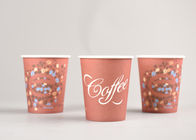 Leak Free 8oz Insulated Disposable Coffee Cups Personalised Shape OEM