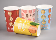 To Go Paper Popcorn Buckets / Boxes , Cute Disposable Popcorn Containers
